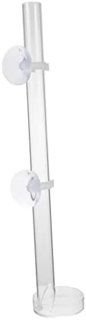 NOGRAX 1 Set Fish Tank Feeding Tube Clear Glass Clear Tray Auto Feeder Fish Feeder Tube Water Food Dish Acrylic Shrimp Feeding Tube Fish Feeding Supply Feeding Tube With Sucker Automatic Feeder (Colo - Image 15
