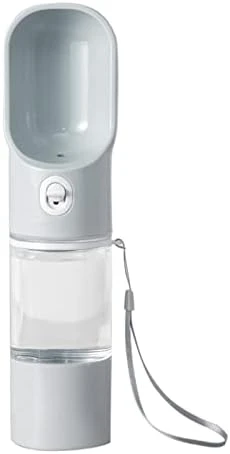 AACARB Cat Water Dispenser, Dog Water Bottle For Walking Portable Puppy Water Dispenser Leak Proof Pet Water Bottle With Drinking Feeder For Outdoor Walking (Color : Gray) - Image 5