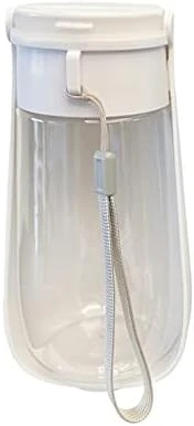 AACARB Cat Water Dispenser, Foldable Dog Water Bottle Leak Proof For Walking Hiking Travel Outdoor Walking White/Blue Outdoor Walking (Color : White) - Image 7