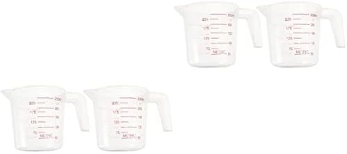 6 Pcs Free And With Cups Nursery Cooking Plastic Food Kitchen Scoop Graduation Handle Scale Cats Dogs For Feeder Baking Cup Use Birds Parrot Milk Pet Jug Bpa Feeding Clear Kettle - Image 9