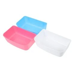 NOGRAX 3pcs Parrot Holder Cup Conure Budgie Water Feeding Dispenser Cups Cage Chinchi Slot Plate Gamefowl Dish Greys Animals Accessories Feeder Trough Container Storage Lovebird Feeder