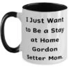 GENERIC I Just Want To Be A Stay At Home Gordon. Gordon Setter Dog Two Tone 11oz Mug, Gag Gordon Setter Dog Gifts, Cup For Dog Lovers, Pet Toys, Pet Treats, Pet Food, Pet Supplies, Pet Products