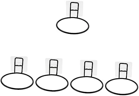 POPETPOP 3pcs Bowl Holder Bird Accessories Wall Mounted Planters Wall Mounted Clothing Rack Wall Mounted Planter Ring Wall Mounted Hooks Flower Pot Ring Bracket Cat Feeding Shelf Pet Supply - Image 6