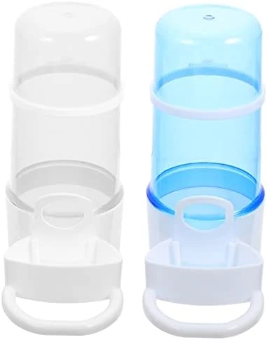 EVANEM 2pcs Parrot Supplies Feeders Drinker Pigeon Feeder Bottle Bowl Water No- No Spill Gravity Food Budgie Cockatiel Pet Plastic Lovebirds Bird Container Cage Automatic Hanging - Image 6