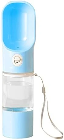 AACARB Cat Water Dispenser, Dog Water Bottle For Walking Portable Puppy Water Dispenser Leak Proof Pet Water Bottle With Drinking Feeder For Outdoor Walking (Color : Gray) - Image 4