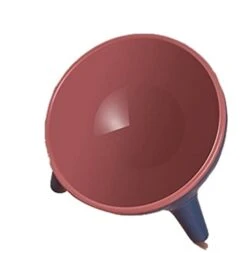 AYENCI Cat Automatic Water, Cat Feeding Bowl Dog Elevated Food Pet High Shelf Feeder Bowl Puppy Protects The Cervical Spine Water Bottle Food Container (Color : Rose Red)