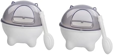 3pcs Hamster Cage Accessories Puppy Litter Box Puppy Accessories Hamster Bath Sandbox Sand Thicken Plastic Sand Bathtub Bed Linings Bath Sand Toy Tray Pet White Puppy Chow Dog Food - Image 8