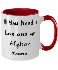 GENERIC Special Afghan Hound Dog Two Tone 11oz Mug, All You Need, Gifts For Pet Lovers, Present From Friends, Cup For Afghan Hound Dog, Pet Toys, Pet Treats, Pet Food, Pet Supplies, Pet Products