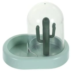 LAPYAPPE Hamster Feeder Pet Feeder Pet Automatic Feeder Hamster Bath Sand Wear- Feeder Reusable Hamster Feeder Feeder Dedicated Abs Household Hamster Feeder