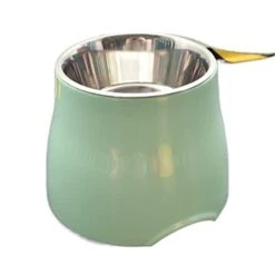 AYENCI Cat Automatic Water, Pet Dog And Cat Feeder, Dog Food And Drink Bowls, Water Bottle (Color : Green)