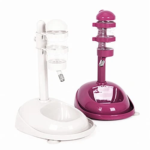 AACARB Cat Water Dispenser, Dog Water Bottle Pet Dog Water Feeder Automatic Drinking Dispenser For Teddy Puppy Cat Bowl Pet Supplies (Color : Beige)