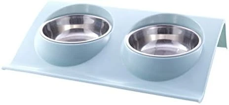 Balacoo Stainless Steel Container Stainless Steel High Base Bowl Cat Bowl Dog Water Bowl No-Spill Pet Water Bowl Slow Water Feeder Dispenser Feeder Bowl For Pets Ceramic Cat Bowl - Image 8