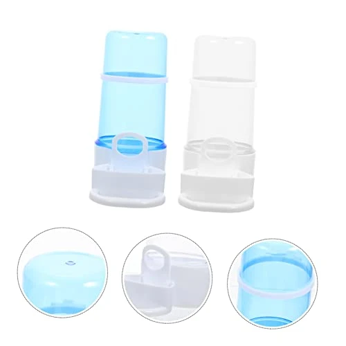 EVANEM 2pcs Parrot Supplies Feeders Drinker Pigeon Feeder Bottle Bowl Water No- No Spill Gravity Food Budgie Cockatiel Pet Plastic Lovebirds Bird Container Cage Automatic Hanging - Image 4