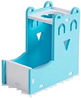AYENCI Cat Automatic Water, Durable Hamster Drinker Small Pet Bottle Holder Hamster Rabbit Food Feeder Cute Mini Water Supply Pet (Color : Blue) - Image 2
