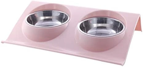 Balacoo Stainless Steel Container Stainless Steel High Base Bowl Cat Bowl Dog Water Bowl No-Spill Pet Water Bowl Slow Water Feeder Dispenser Feeder Bowl For Pets Ceramic Cat Bowl - Image 10