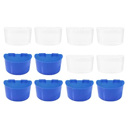 NOGRAX Bird Feed Auto Feeder 12pcs Bird Feeder Pigeon Feeding Bird Foods Dispenser Dove Cage Water Container Pigeon Feeder Slot For Home Garden Rabbit Food Bowl Feeder