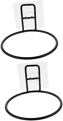 POPETPOP 3pcs Bowl Holder Bird Accessories Wall Mounted Planters Wall Mounted Clothing Rack Wall Mounted Planter Ring Wall Mounted Hooks Flower Pot Ring Bracket Cat Feeding Shelf Pet Supply - Image 9