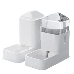 AACARB Cat Water Dispenser, 3.5L Dog Cat Feeder Bowl Automatic Pet Water Dispenser Drinking Fountain Bottle Plastic Pet Feeding Drinker Water Bowl