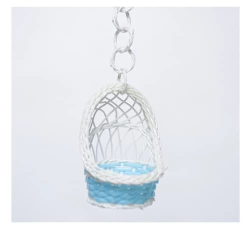 Parrot Supplies Nest Swing Toy Bird Cage Hanging Bite Toy Cage Display Pendant For Large And Medium-Sized Birds Parakeet Budgie Cockatiel (Blue) - Image 3