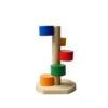 CILLVRYE Pet Furniture，Hamster Climbing Ladder,Natural Wooden Pets Training Cage Toy Colorful Playing Platform For Small Mice