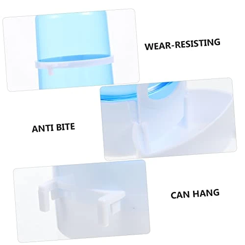 EVANEM 2pcs Parrot Supplies Feeders Drinker Pigeon Feeder Bottle Bowl Water No- No Spill Gravity Food Budgie Cockatiel Pet Plastic Lovebirds Bird Container Cage Automatic Hanging - Image 5