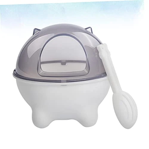 3pcs Hamster Cage Accessories Puppy Litter Box Puppy Accessories Hamster Bath Sandbox Sand Thicken Plastic Sand Bathtub Bed Linings Bath Sand Toy Tray Pet White Puppy Chow Dog Food - Image 3