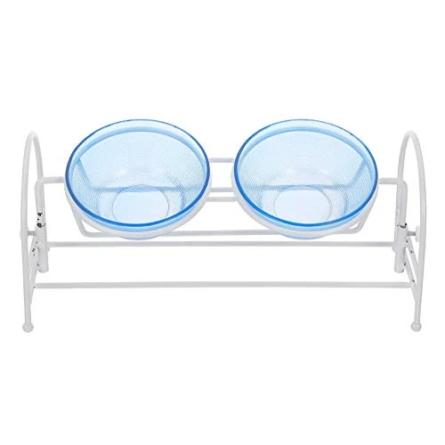 POPETPOP Puppy Feeder Dog Food Feeder Dog Cat Food Bowl With Adjustable Stand Glass Pet Water Bowl Kitten Food Bowl Dish Cat Feeder Pet Supplies For Cat Dog Puppy Feeder Dog Food Feeder