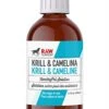 Raw Support Krill & Cameline 6.7fl.oz, Mix Liquid With A Little Warm Water And Stir Into Pets Food,1 Of 12 Supplement Options, Dual Protective Closure With Outer Wrap.