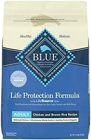 Blue Buffalo Dog Food, Life Protection Formula, Natural Chicken & Brown Rice Flavor, Adult Dry Dog Food, 34 Lb Bag - Image 7