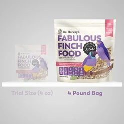 Dr. Harvey’s Fabulous Finch Food For Outside Feeder And Indoor Birds- Premium Bird Feed With Seeds, Nuts, Fruits, Vegetables For Finches (4 Pounds)