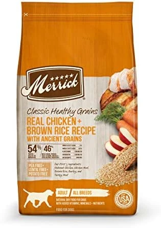 Merrick Classic Healthy Grains Dry Dog Food Real Beef & Brown Rice Recipe With Ancient Grains, Offer - 33 Lb. Bag - Image 5