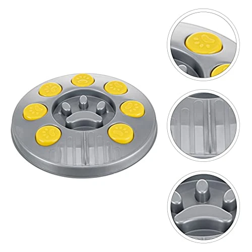 Balacoo Dog Puzzle Toys Spill Proof Dog Bowl Slow Feed Dog Bowl Snuffle Toy Dog Feeding Plate Low Feeding Training Preventing Choking Dog Puzzle Toys Spill Proof Dog Bowl - Image 2