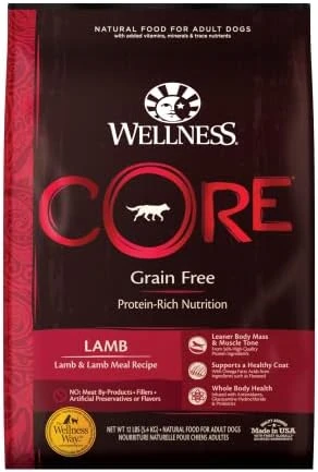 Wellness CORE Grain-Free High-Protein Dry Dog Food, Natural Ingredients, Made In USA With Real Meat, All Breeds, For Adult Dogs (Original Turkey & Chicken, 4-Pound Bag) - Image 10
