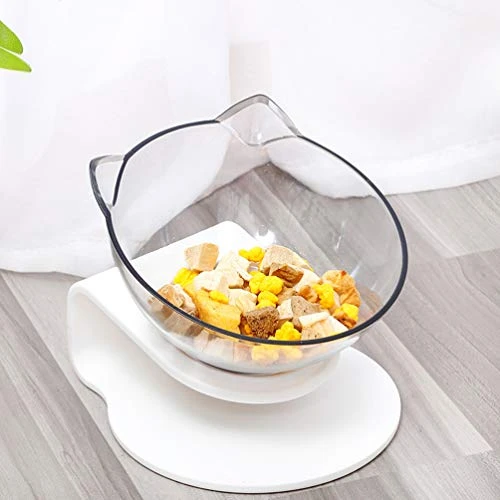 Balacoo Tilted Cat Feeder Puppy Feeder Water 15° Tilted Cat Food Bowl Tilting Neck Cat Food Water Bowls Raised Pet Feeder Bowl For Cats And Dogs (White) Water Bowl Water Dispenser - Image 7