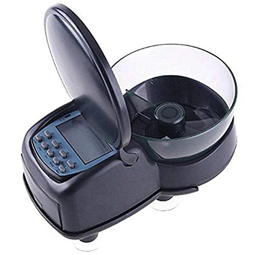 Pet Auto Fish Feeder Moisture Proof Electric Automatic Fish Feeder Aquarium Tank Timer Feeder Vacation Weekend Bowl