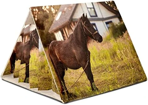 Y-DSIWX Guinea Pig Hideout House Bed, Fast Food Hot Dog Pattern Green Rabbit Cave, Squirrel Chinchilla Hamster Hedgehog Nest Cage - Image 7