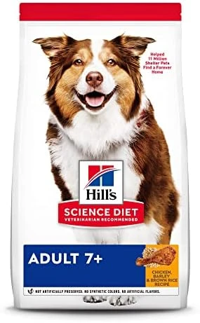 Hill's Science Diet Dry Dog Food, Adult 7+ For Senior Dogs, Chicken Meal, Barley & Brown Rice Recipe, 15 Lb. Bag - Image 9