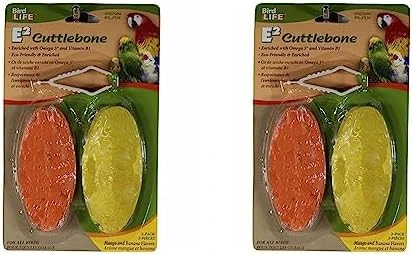 Penn-Plax Bird-Life Flavored E Cuttlebone 6 Pack – Mango & Banana – Enriched With Omega 3 And Vitamin B1 – Great For All Birds - Image 5