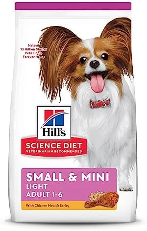 Hill's Science Diet Dry Dog Food, Adult, Light, Small Paws, Chicken Meal & Barley Recipe, 15.5 Lb. Bag - Image 7