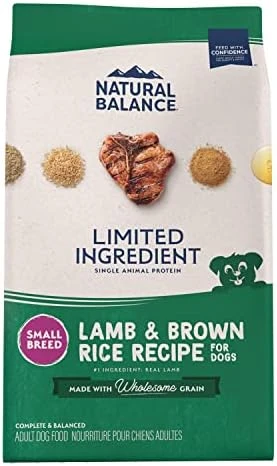 Natural Balance Limited Ingredient Small-Breed Adult Dry Dog Food With Healthy Grains, Lamb & Brown Rice Recipe, 12 Pound (Pack Of 1) - Image 9