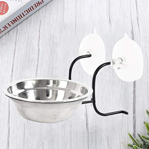 Balacoo Hummingbirds Feeders Feeder S Humming Bird Hanging Pet Dog Bowls Stainless Steel Pet Food Water Basin Dish With Suction Cup For Cat Rabbit Bird Cage Moultrie Feeder Hummingbirds - Image 2