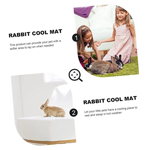 Iplusmile 4 Pcs Rabbit Mat Small Dog Chew Toys Chinchilla Bedding Toys For Kittens Rabbit Bed Cat Summer Mat Pet Bedding Cooling Grass Mat Cool Bed Manual Grass And Vines Chew Toys - Image 4