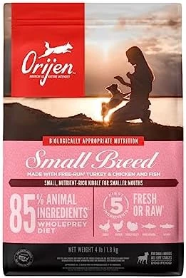 ORIJEN Small Breed Dry Dog Food, Grain Free Dry Dog Food For Small Breeds, Fresh Or Raw Ingredients, 4lb - Image 14