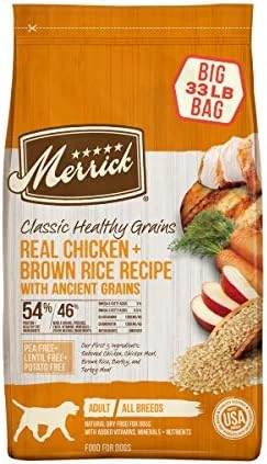 Merrick Classic Healthy Grains Dry Dog Food Real Beef + Brown Rice Recipe With Ancient Grains - 4 Lb. Bag - Image 13