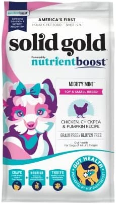 Solid Gold Mighty Mini Small Breed Dog Food - Dry Dog Food For Any Toy Breed - For Gut Health & Sensitive Stomach Support - Digestive Probiotics For Dogs - Grain & Gluten Free Recipe - Image 8