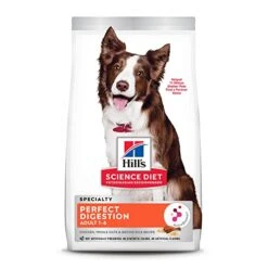 Hill's Science Diet Dry Dog Food, Adult, Perfect Digestion, Chicken, Brown Rice, & Whole Oats Recipe, 3.5 Lb. Bag