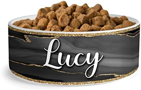 GENERIC Personalized Dog Bowl, Customized Food And Water Dish For Puppy, Cats, Rabbit, Custom Dog’s Name Gift For Small, Medium, Large Dogs, Print Both Sides, Microwave And Dishwasher Safe (Green) - Image 8