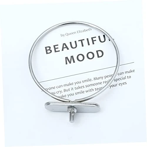 POPETPOP 3pcs Canary Food Trumpet Stand Budgie Cage Accessories Bird Cup Crate Dog Bowl Stainless Steel Pet Cage Bowl Bird Feeder Pet Bowl Hanging Bowl To Feed Water Dispenser Silver - Image 6