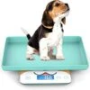 GENERIC Pet Weight Scale For Newborn Cats And Puppies, 33lbs With 1 Gram Accuracy, Designed For Pets Babies And Reptiles (Tiffany Blue)
