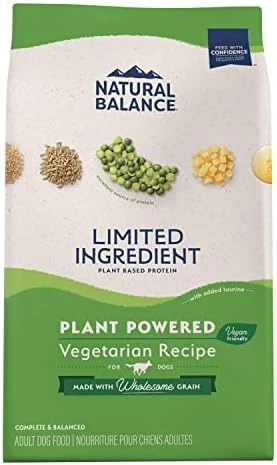 Natural Balance Limited Ingredient Adult Dry Dog Food With Vegan Plant Based Protein And Healthy Grains, Vegetarian Recipe, 12 Pound (Pack Of 1) - Image 6